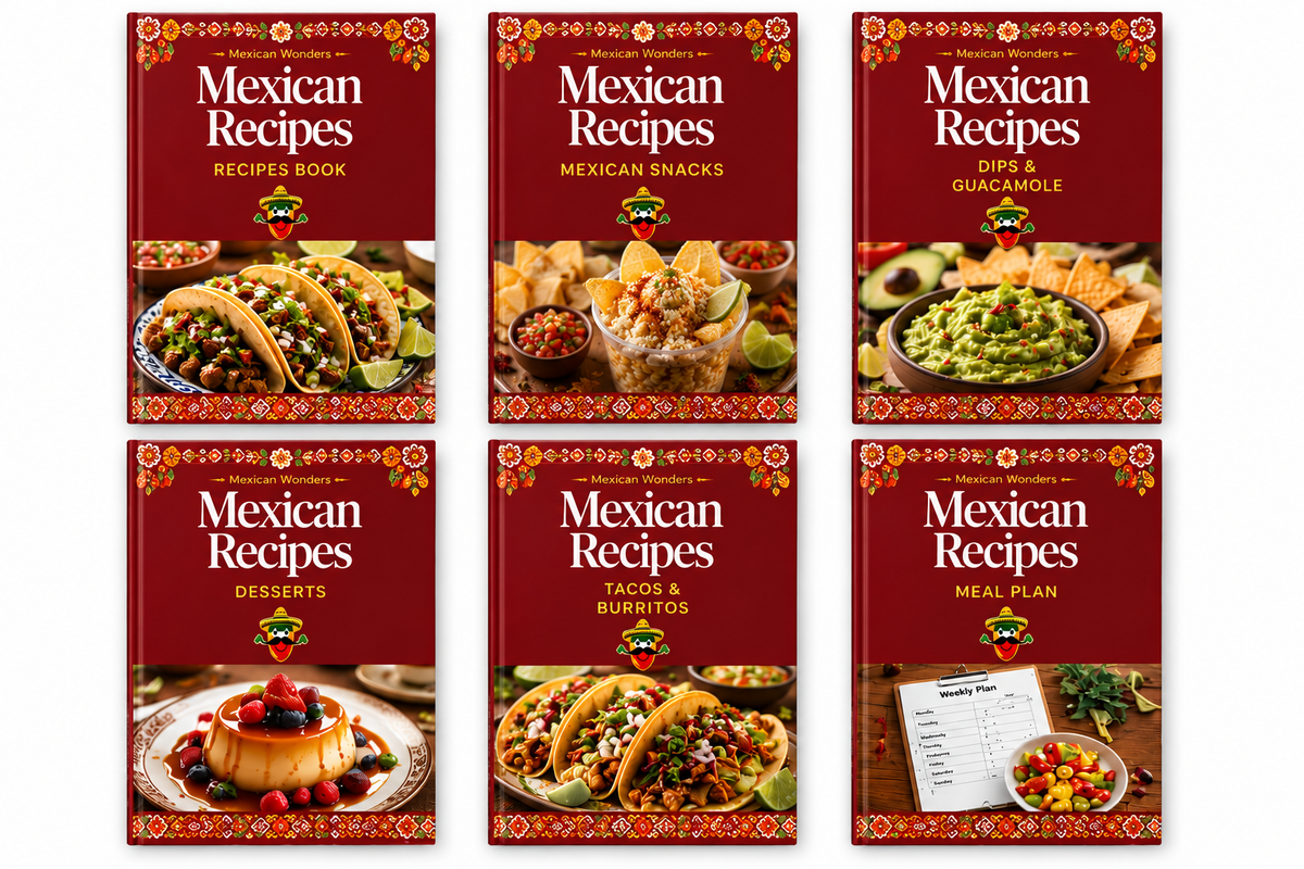 Authentic Mexican Recipes Cookbook Bundle