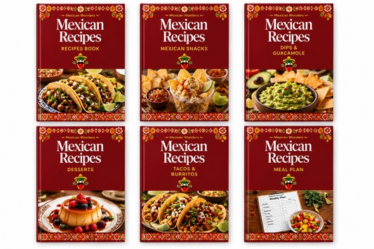 Authentic Mexican Recipes Cookbook Bundle